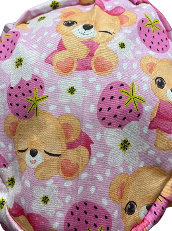 Cute Strawberry Bear Scrub Cap - Image 6