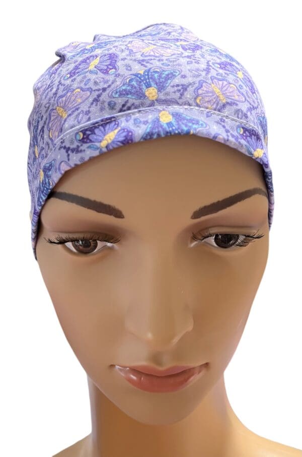 Butterfly Dreams FABRIC TIE Scrub Cap - Image 2