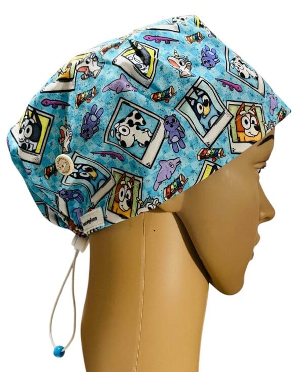 Blue Dog Snapshots Scrub Cap