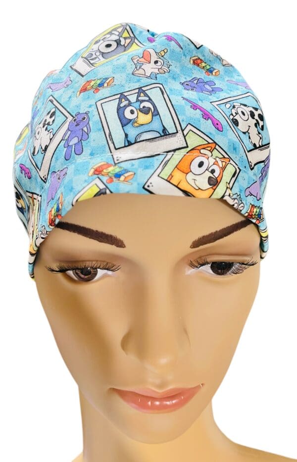 Blue Dog Snapshots Scrub Cap - Image 3