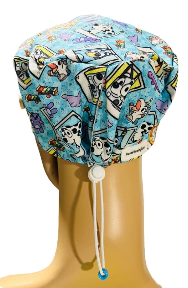 Blue Dog Snapshots Scrub Cap - Image 4