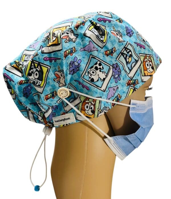 Blue Dog Snapshots Scrub Cap - Image 5