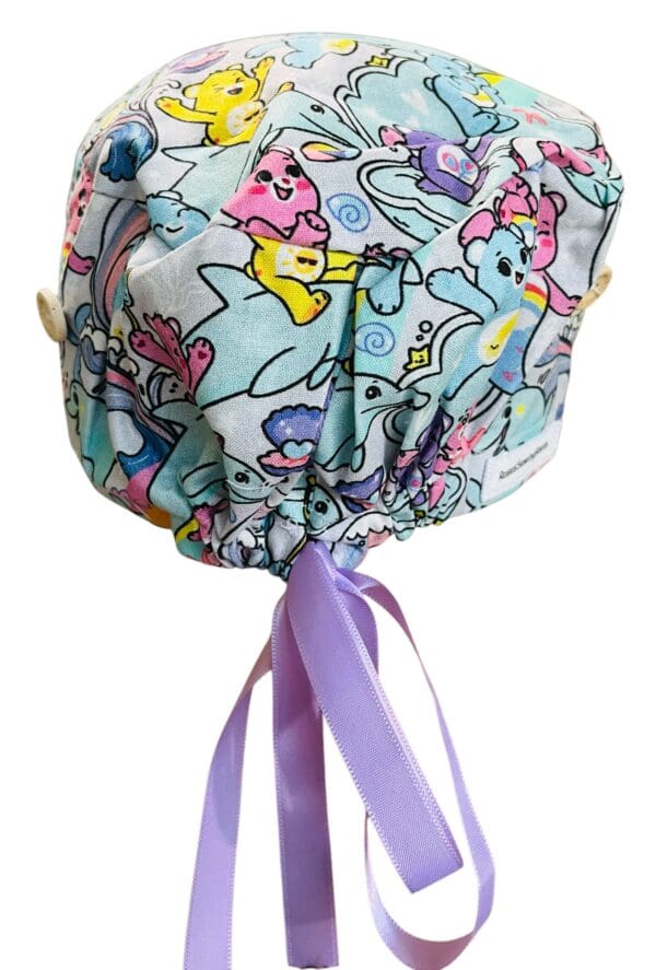 Rainbow Bears under the Sea Scrub cap - Image 7