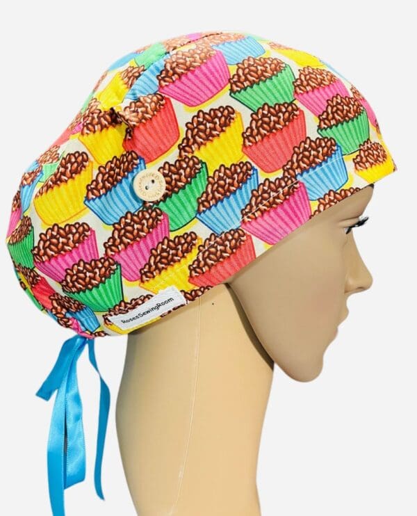 Chocolate Crackles Scrub Cap