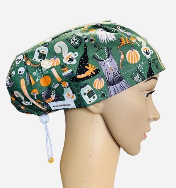 Halloween Spellbinder Scrub Cap