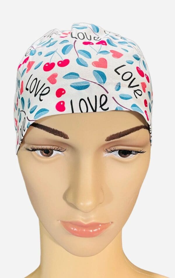 Cherry Love Scrub Cap - Image 11