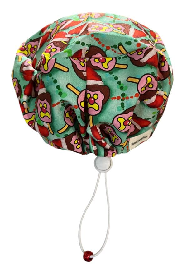 Christmas Pops Scrub Cap TOGGLE TIE - Image 4