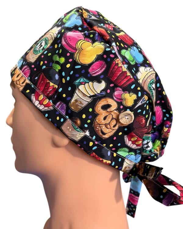 Magical Treats Scrub Cap FABRIC TIE - Image 5