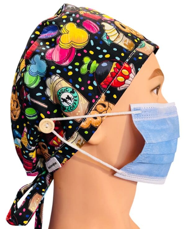 Magical Treats Scrub Cap FABRIC TIE - Image 7