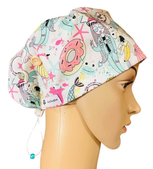 Mermaid Scrub Cap