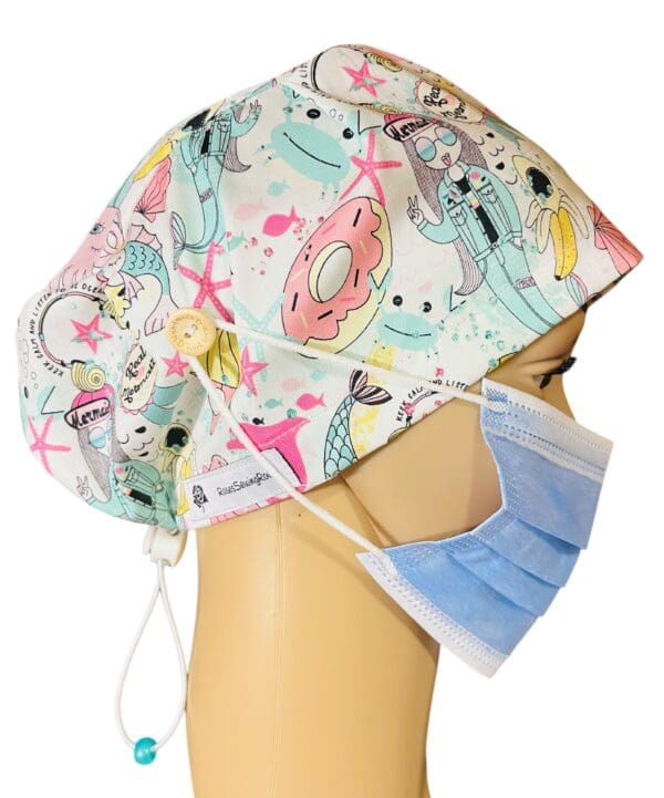 Mermaid Scrub Cap - Image 6