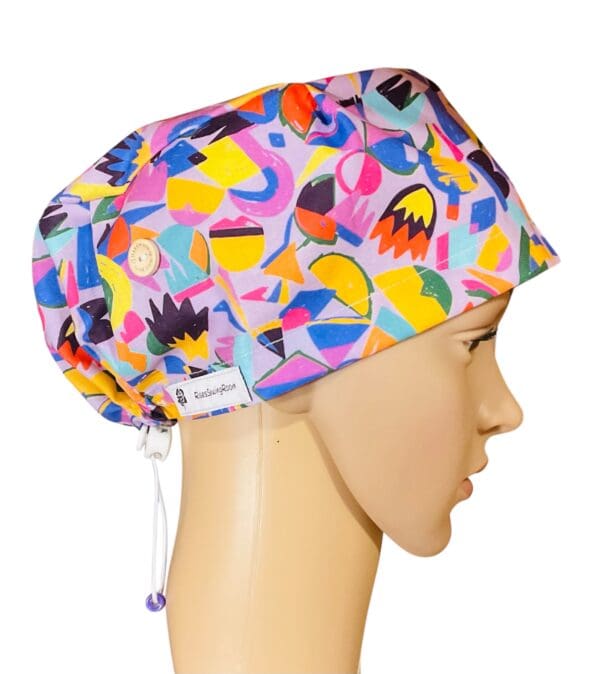 Trapeze Lilac Scrub Cap