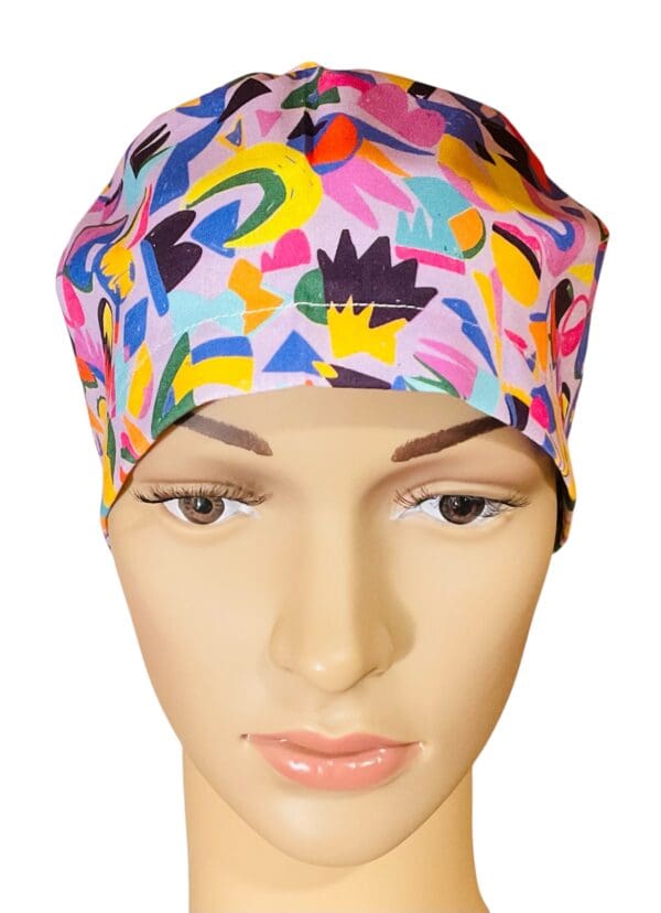 Trapeze Lilac Scrub Cap - Image 3