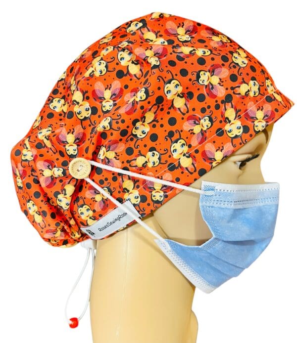 Bee Merry in Red Scrub Cap - Image 6