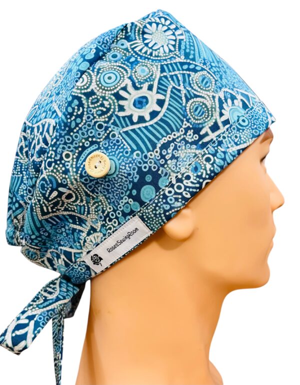 DreamTime Blues Scrub Cap