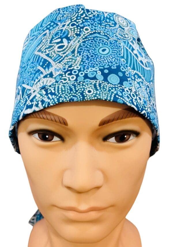 DreamTime Blues Scrub Cap - Image 3