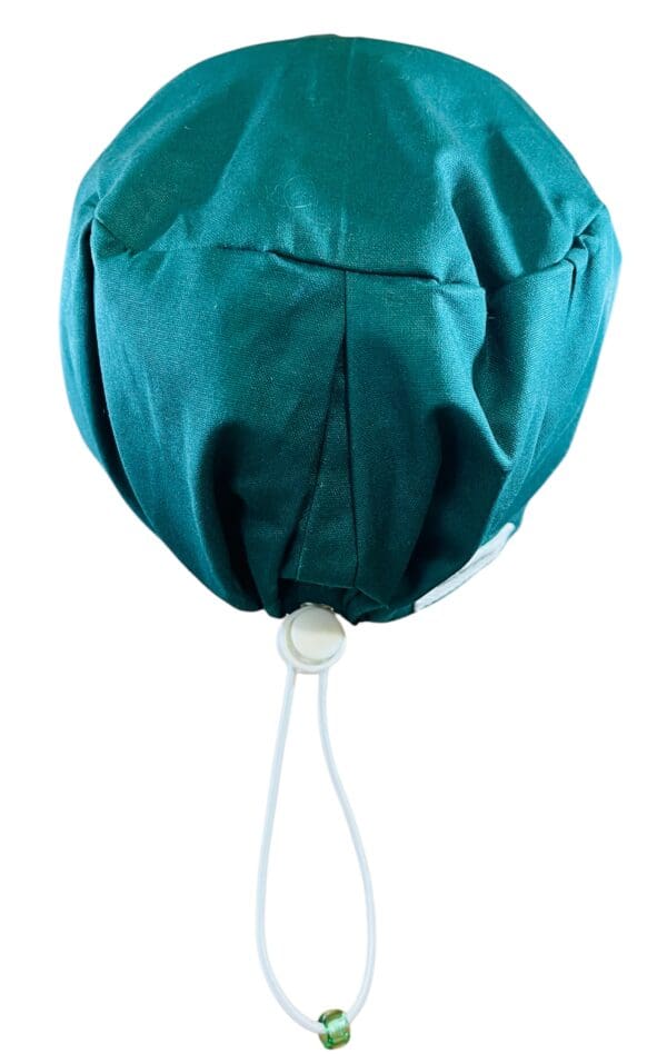 Plain Hunter Green Scrub Cap - Image 5