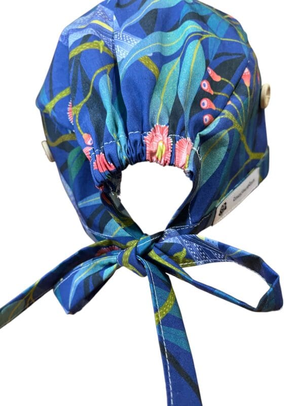 Blue Bird Scrub Cap FABRIC TIE - Image 8