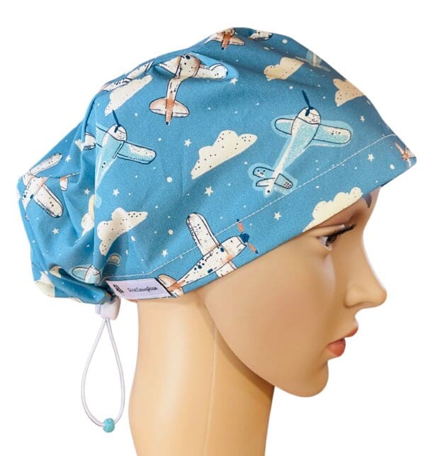 Aeroplane Scrub Cap
