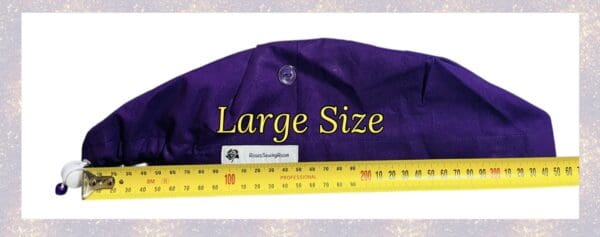 Plain Plum Purple Scrub Cap - Image 8