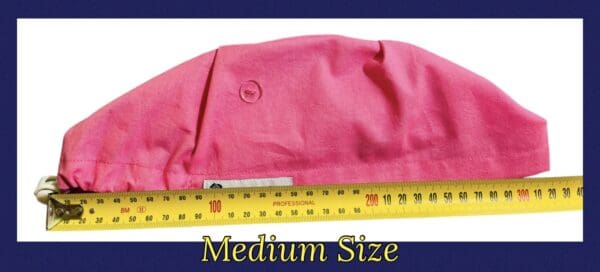 Plain Candy Pink Scrub Cap - Image 7