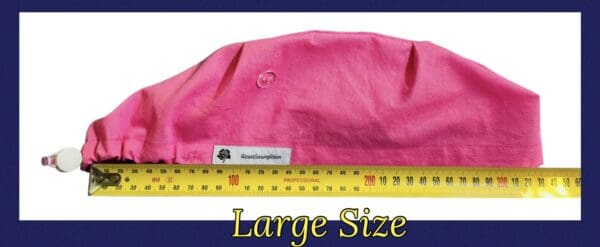 Plain Candy Pink Scrub Cap - Image 8