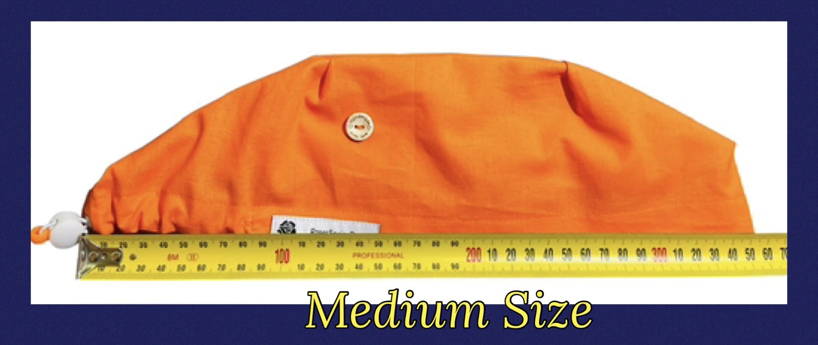Plain Orange Scrub Cap - Image 7