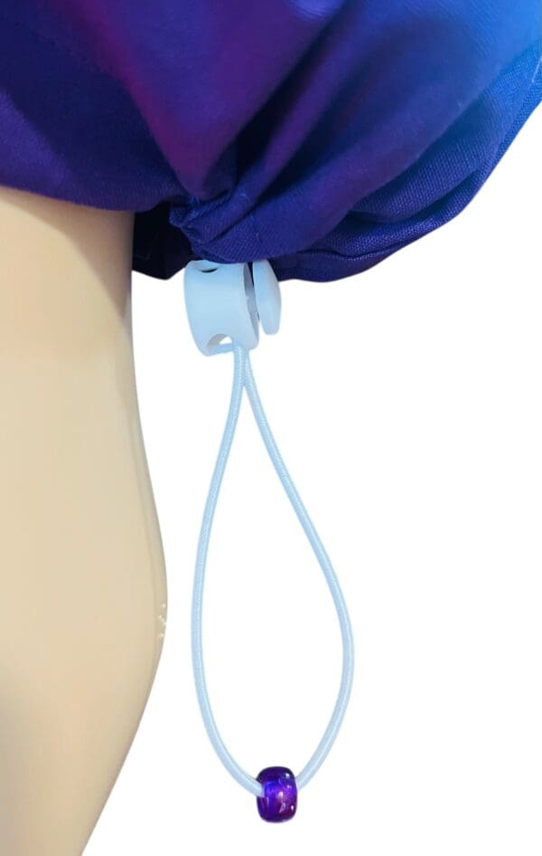 Plain Plum Purple Scrub Cap - Image 5