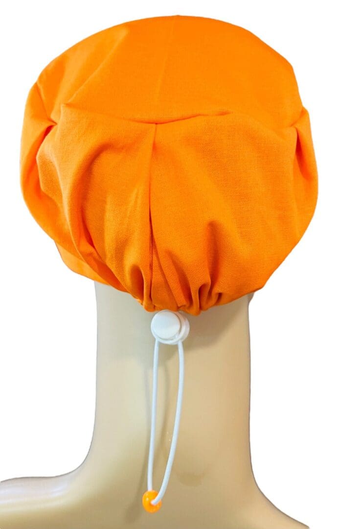 Plain Orange Scrub Cap - Image 4