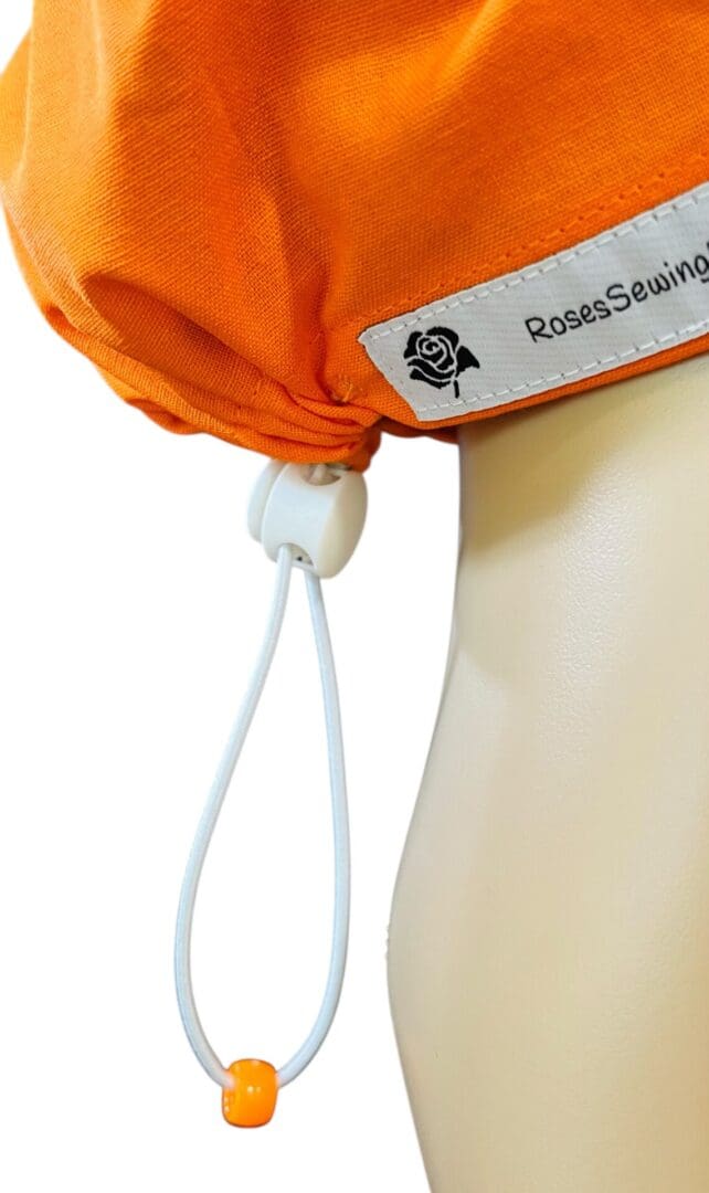 Plain Orange Scrub Cap - Image 5