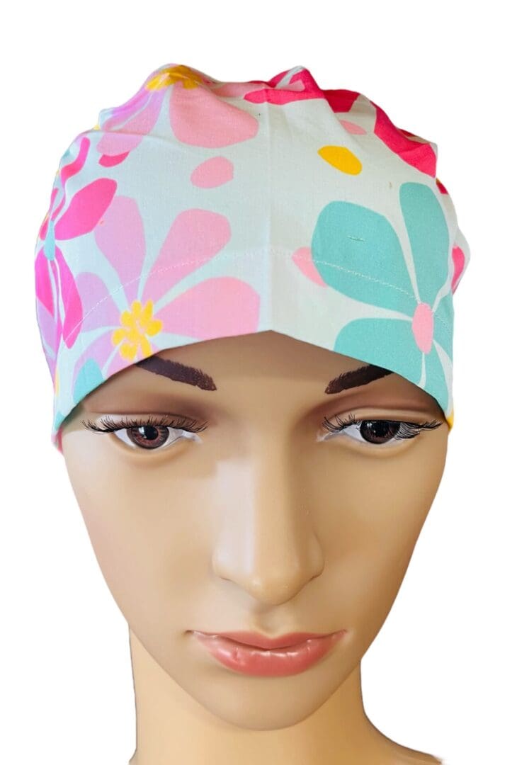 Flower Power Scrub Cap - Image 2