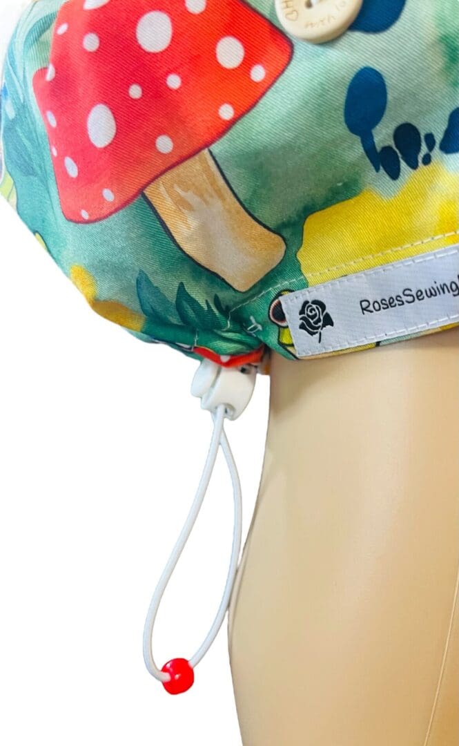 Frog & Mushroom Scrub Cap - Image 5