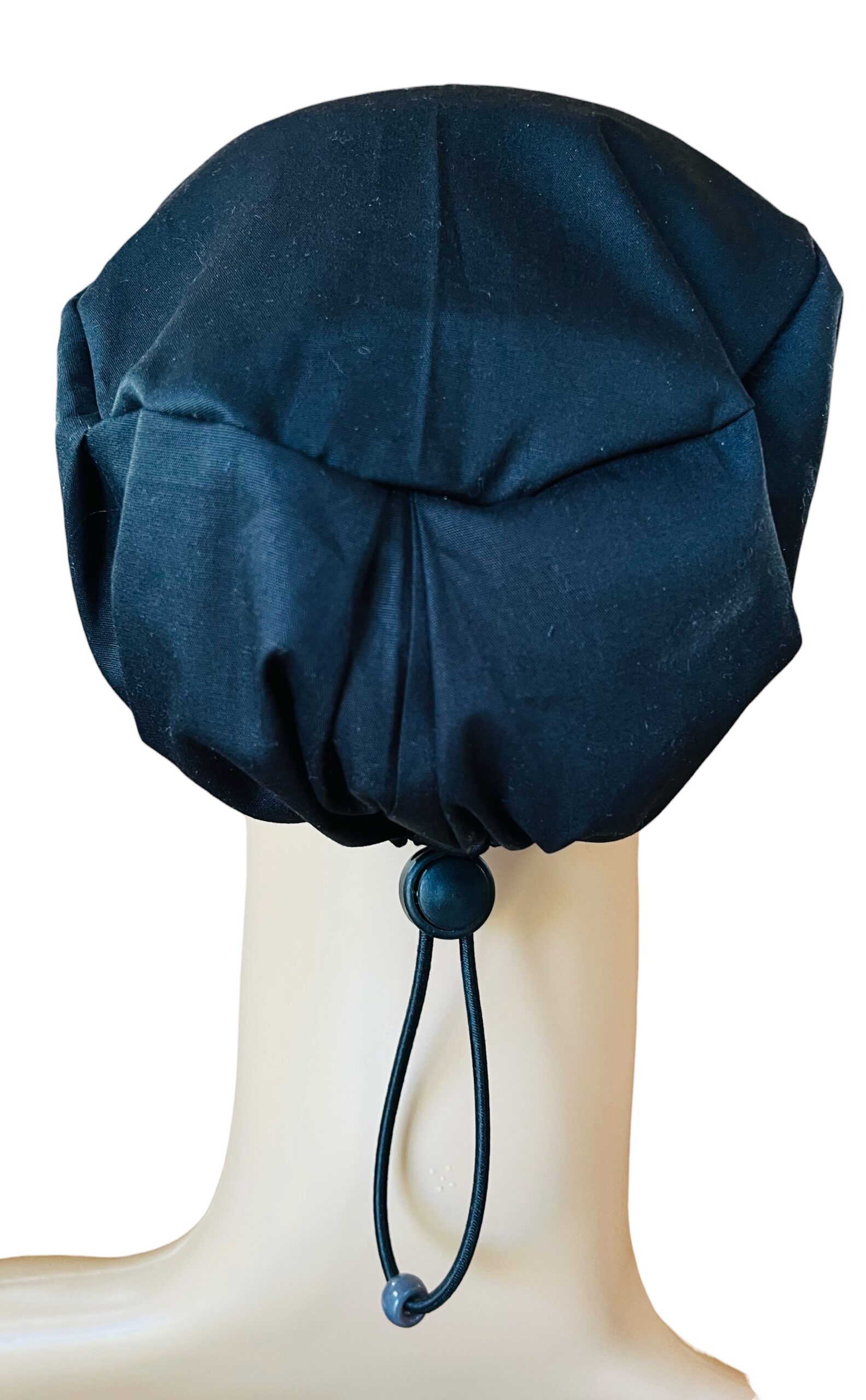 Plain Black Scrub Cap - Image 4