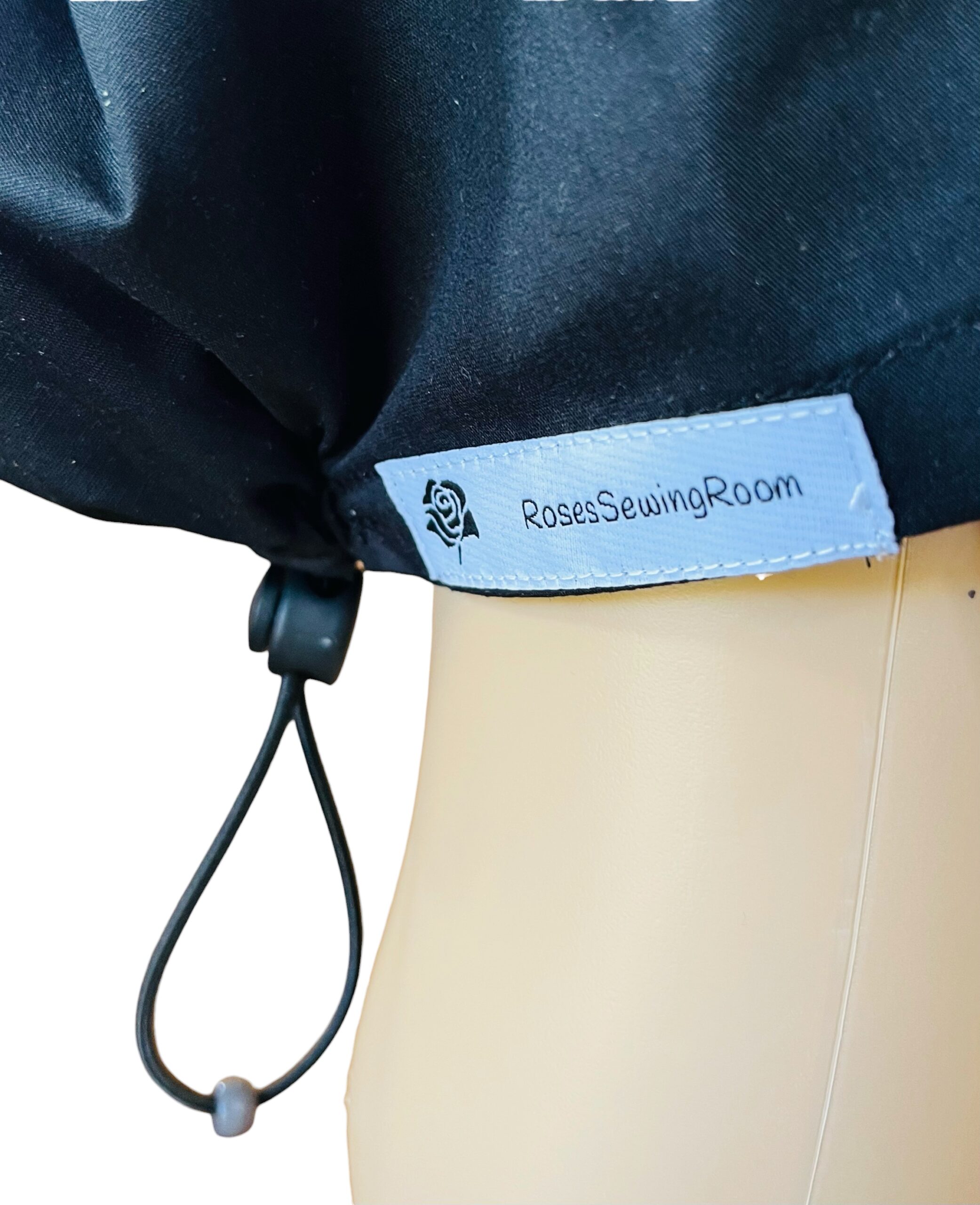 Plain Black Scrub Cap - Image 5