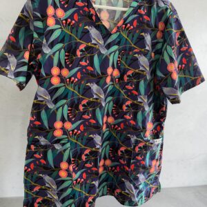 Blue Bird Scrub Top