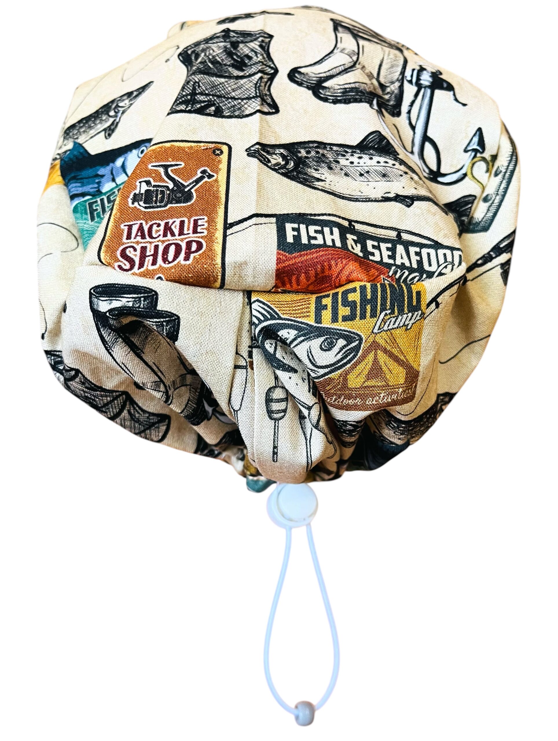 Gone Fishing Scrub Cap - Image 4