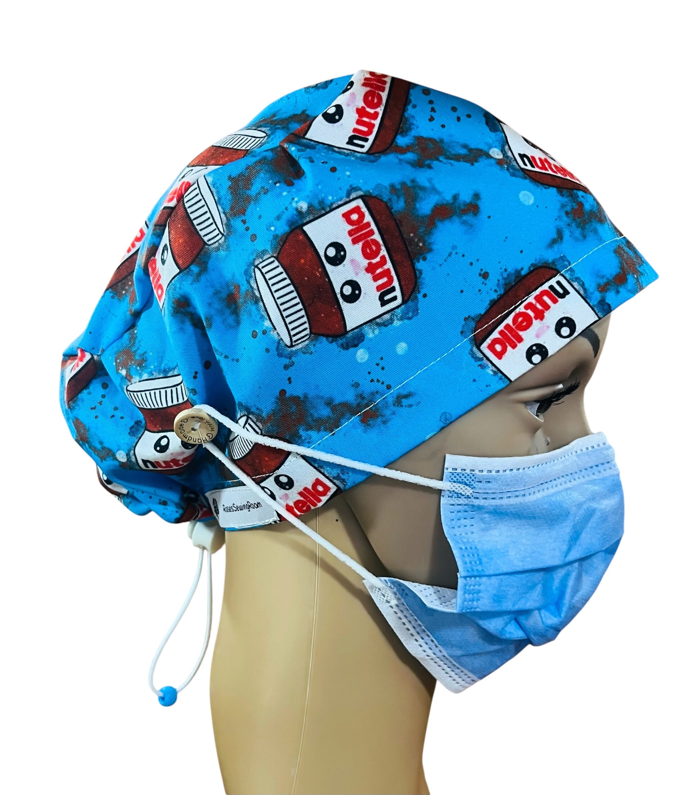 Chocolate Spread Scrub Cap - Image 6